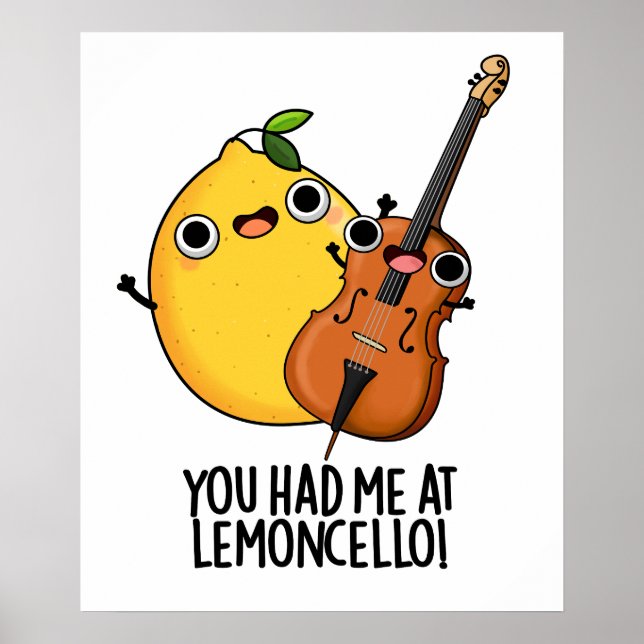 Poster Vous M'Avez Fait Boire Du Pun Au Citron-violoncell (Devant)