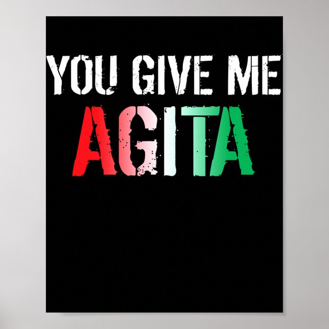 Poster Vous Me Donnez Agita Costume Italien Dire Italie (Devant)