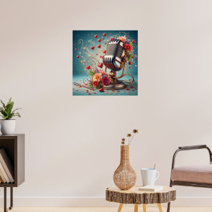 Poster Vous Me Remplissez Le Coeur Avec La Chanson - Retr