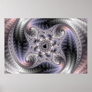 Poster Vous me tournez rond - Art Fractal