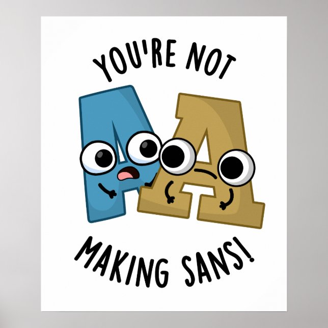 Poster Vous ne faites pas de puns de polices sans drôle (Devant)