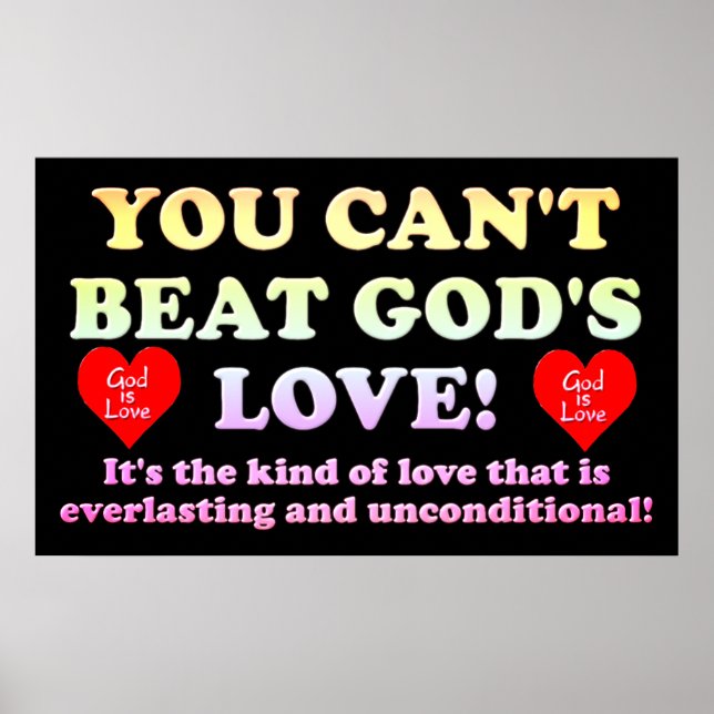 Poster Vous ne pouvez pas battre l'Amour de Dieu ! (Devant)