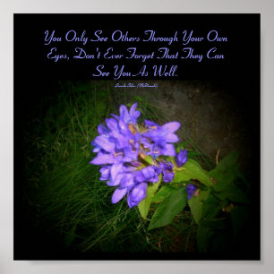 Poster Vous Ne Voyez Que D'Autres À Travers Votre...Citer