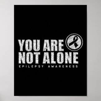 Poster Vous N'Êtes Pas Le Seul À Porter L'Épilepsie Du Jo