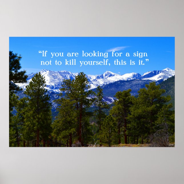 Poster Vous n'êtes pas l'unique/support (Devant)