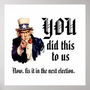 Poster VOUS Nous avez fait ça