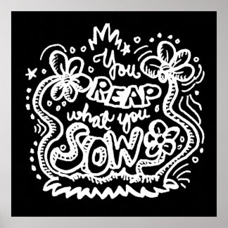 Poster Vous Passez Ce Que Vous Semez 2