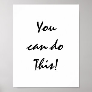 Poster Vous pouvez le faire !