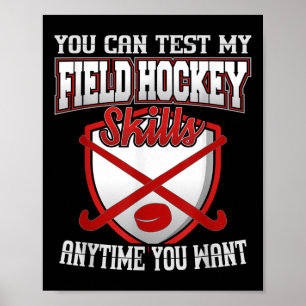 Poster Vous pouvez tester mes compétences de hockey sur g