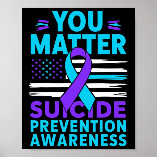 Poster Vous Problème Prévention Suicide Sensibilisation T (Devant)