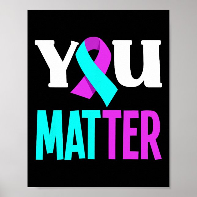 Poster Vous Problème Soutien Prévention du Suicide Sensib (Devant)