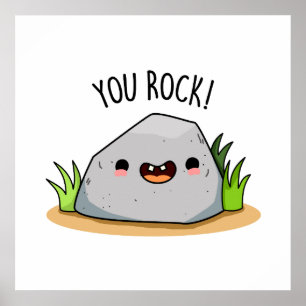 Poster Vous Rock Funny Géologie Pun