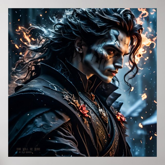 Poster Vous Serez À Moi - AI Imaginaire Art numérique Imp (Devant)