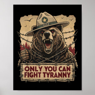 Poster Vous seul pouvez combattre la tyrannie - défendre