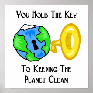 Poster vous tenez la clé