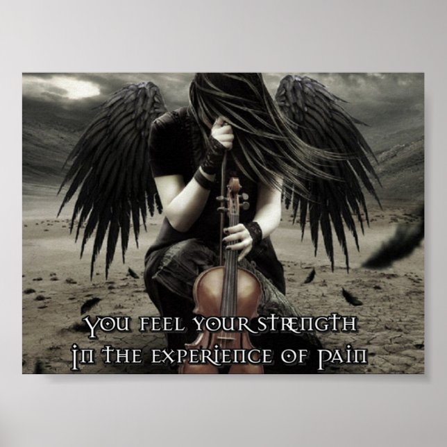 Poster Vous trouvez votre force dans l'expérience de la d (Devant)