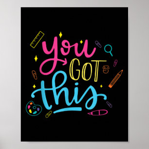 Poster Vous Y Arrivez Journee De Test Motivation Professe