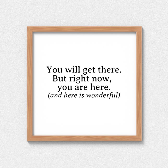 Poster Vous Y Trouverez Une Citation Inspirationnelle Sim (Créateur téléchargé)