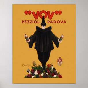 Poster "VOV" Pezziol Padova ~ 1922 ~ Leonetto Cappiello