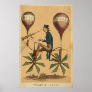 Poster Voyage a la lune