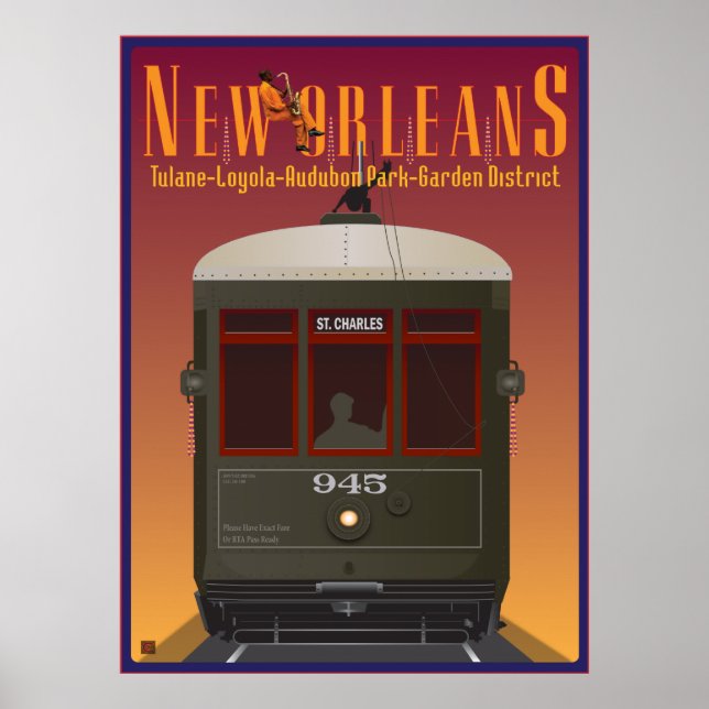 Poster VOYAGE À La Nouvelle-Orléans (Devant)