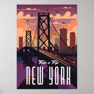 Poster Voyage à New York