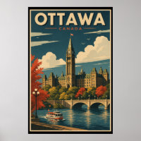 Voyage à Ottawa Canada à l'ancienne