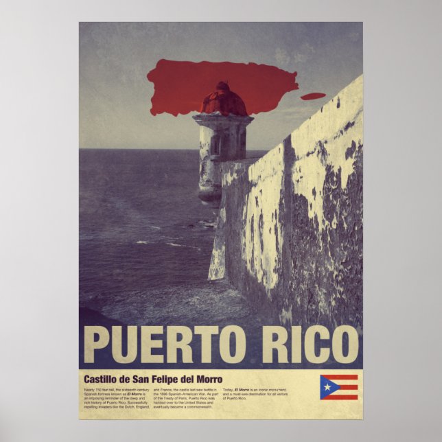 Poster Voyage à Porto Rico : El Morro (Devant)