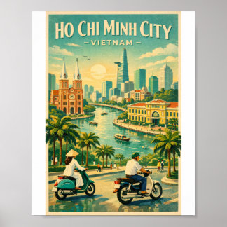 Poster Voyage à Saïgon Vietnam 2026