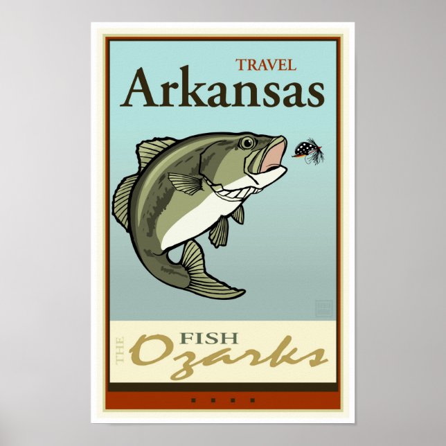 Poster Voyage Arkansas (Devant)
