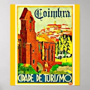Poster Voyage Art-Coimbra d'Affiche-Cru