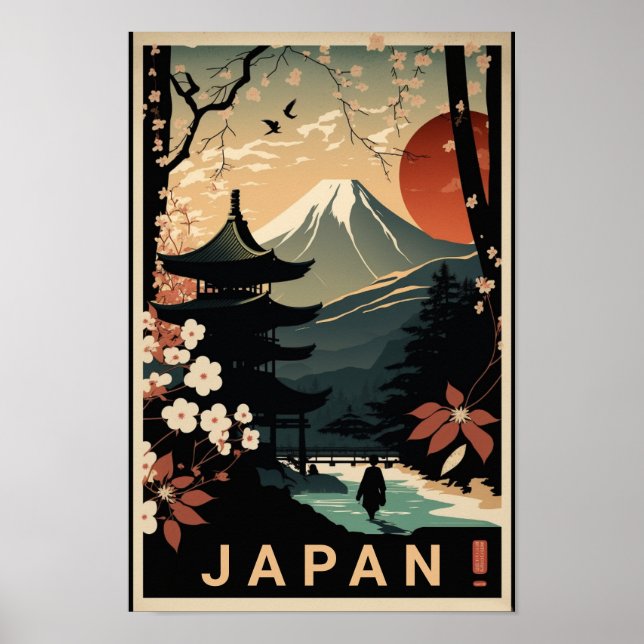 Poster Voyage au Japon (Devant)