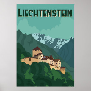 Poster Voyage au Liechtenstein