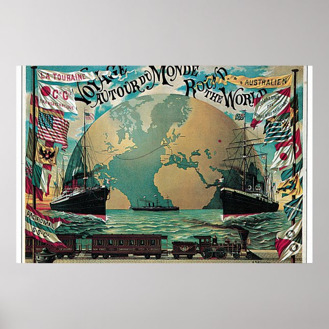Poster Voyage autour du nettoie (Devant)