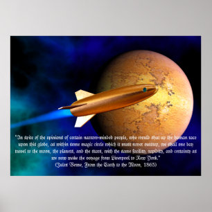 Poster voyage dans les étoiles