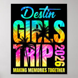 Poster Voyage de filles à Destin 2026 Week-end de vacance