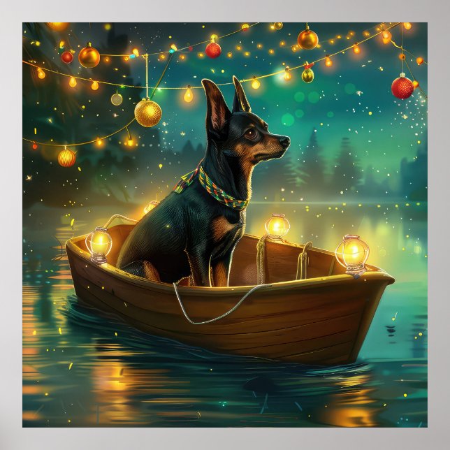 Poster Voyage de Noël australien Kelpie (Devant)