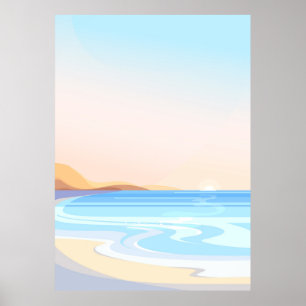 Poster Voyage de plage