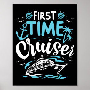 Poster Voyage de vacances pour la première fois d'un bate
