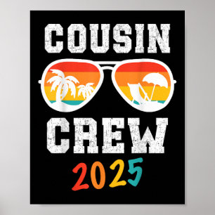 Poster Voyage d'équipage Cousin 2025 Semaine de réunion f