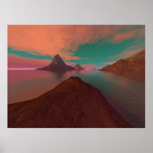 Poster Voyage d'île en île