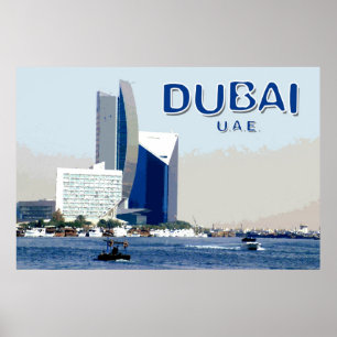 Poster Voyage Dubaï
