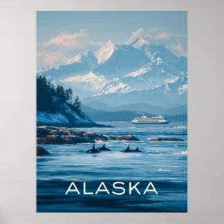 Poster Voyage en Alaska