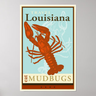 Poster Voyage en Louisiane
