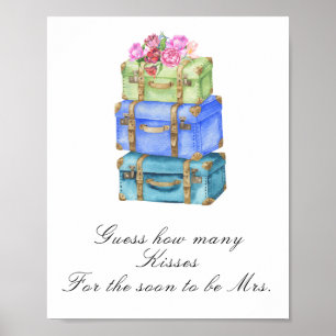 Poster Voyage enterrement de vie de jeune fille - Combien