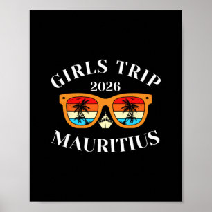 Poster Voyage entre filles 2026 Mauritius Vacances de pri