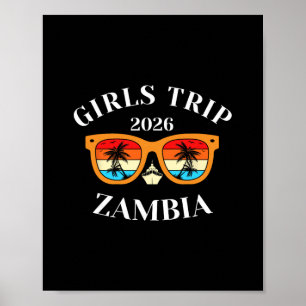 Poster Voyage entre filles 2026 Zambie Spring Break 2026