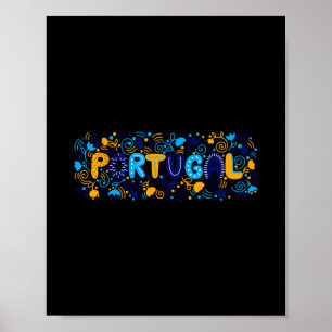 Poster Voyage Europe Portugal Lisbon Portugais Vacances