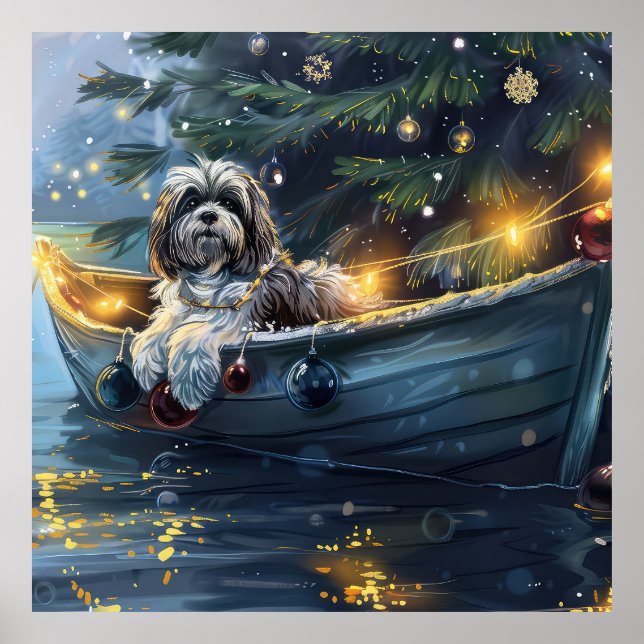 Poster Voyage festif de Noël Havanais (Devant)