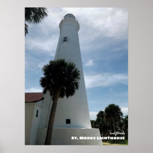 Poster Voyage Floride - Phare de St. Marks